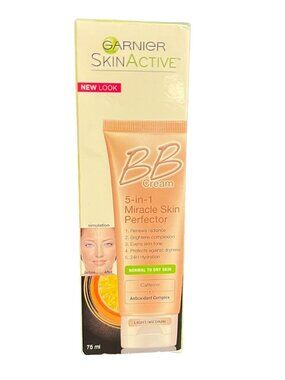 (1) Garnier BB Cream 5-In-1 Miracle Skin Perfector Light Medium No SPF